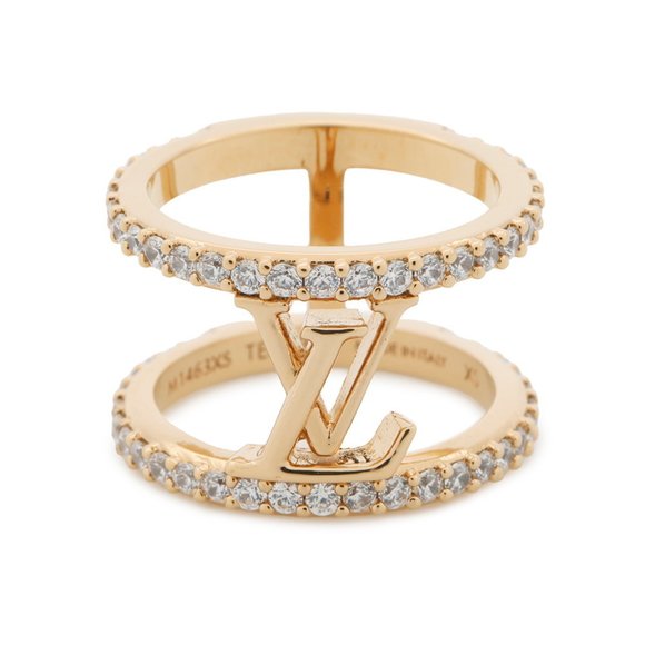 LOUIS VUITTON Gold Ring - Picture 1 of 9
